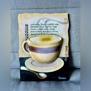 Durham Cappuccino Wall Art Decor Signed